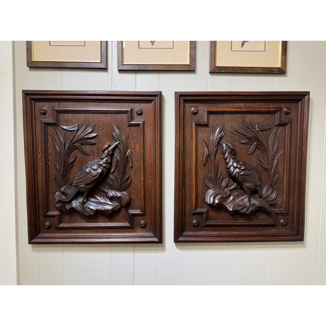 19th Century Black Forest Wall Panel Bird For Sale - Image 9 of 14