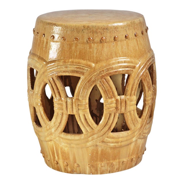 Sand Ceramic Rope Garden Stool / Side Table Chairish