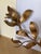 Gold Hollywood Regency Gold-Colored Floral Brass Wall Lamp by Hans Kögl, 1960s For Sale - Image 8 of 14