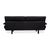 Alanda Leather Two-Seater Black Sofa Manual Function by Paolo Piva for B&B Italia C&B Italia For Sale - Image 13 of 15