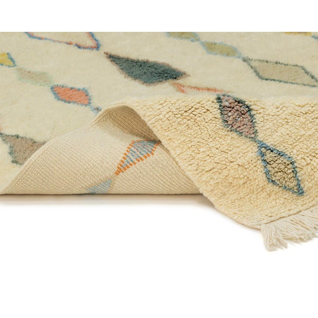 Hand-Knotted Wool Rug by Azele Studio For Sale - Image 12 of 14