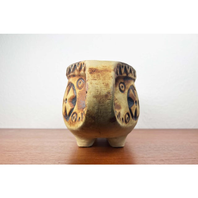 Mid-Century Modern West German Pottery WGP Planter from Gebrüder Spang, 1960s For Sale - Image 6 of 18