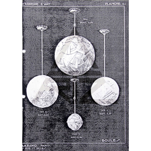 French Art Deco Table Lamp by Sabino With Geometric Motif For Sale - Image 11 of 12