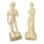 Vintage David & Venus De Milo Reproduction Resin Figurines, a Pair For Sale