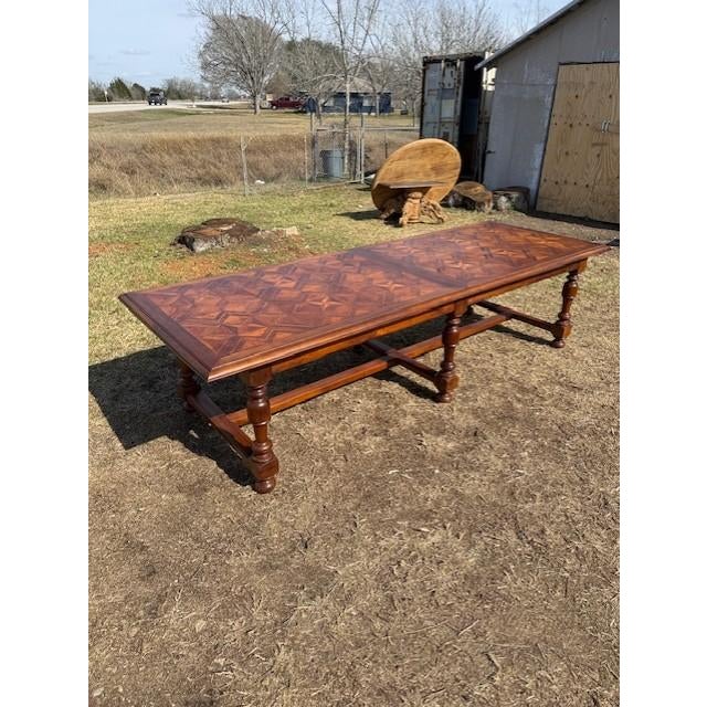 Long 18th Century French Walnut Farm Table or Monastery Dining Table For Sale - Image 13 of 18