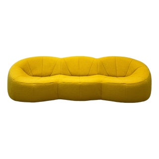 Yellow Pumpkin 3-Seater Sofa by Pierre Paulin for Ligne Roset For Sale
