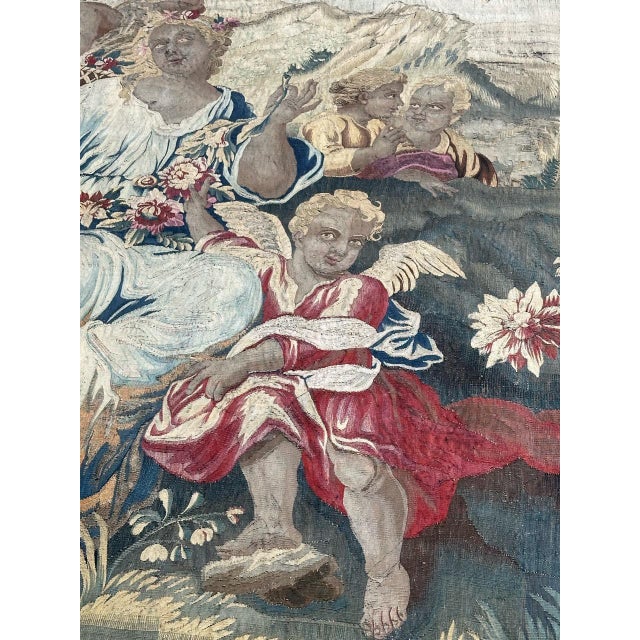 17th Century Flanders Tapestry with Mythological Scene For Sale - Image 4 of 18