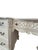 Late 20th Century White Distressed French Country Gustavian Style Vanity & Matching Scroll Mirror For Sale - Image 5 of 11