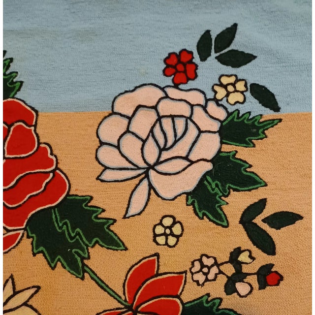 Mid 20th Century Vintage Crewel Art For Sale - Image 5 of 8