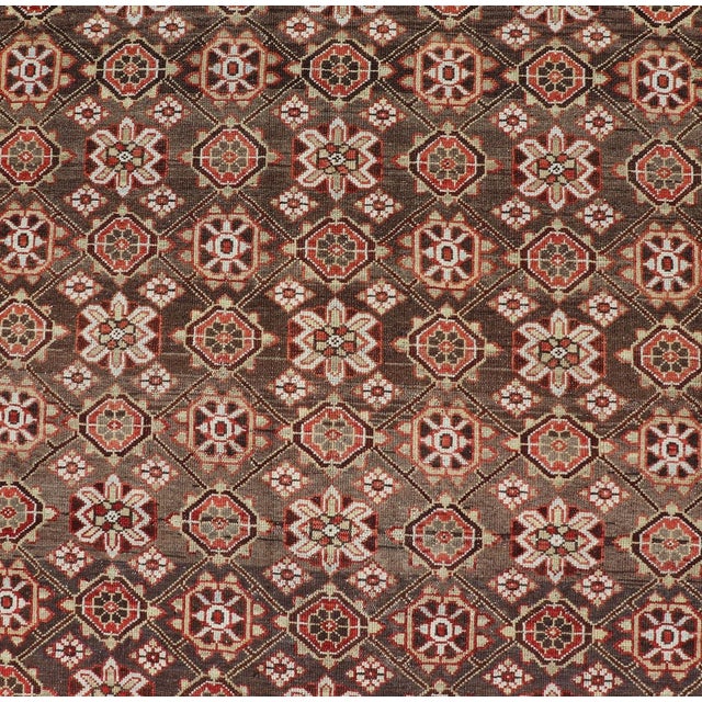 Early 20th Century Antique Malayer Persian Gallery Runner With All Over Floral Design 5'8 X 15'10 For Sale - Image 5 of 10