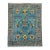 Sky Blue Persian Style Floral Area Rug With Botanical Border, 4'9" X 6'3" For Sale