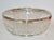 Art Deco 1950s Art Deco Round Clear Crystal Bowl Silver Plate Rim Italy Serveware For Sale - Image 3 of 13