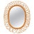 Large Oval Mirror in Bamboo, Rattan and Wicker by Franco Albini, Italy, 1970s For Sale - Image 11 of 11