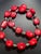 Tribal Mid 20th Century Red Coral Necklace With Decorative Sterling Silver Sea Shells. For Sale - Image 3 of 5