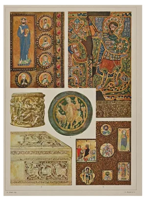 Andrea Alessio, Decorative Motifs: Byzantine Styles, Chromolithograph