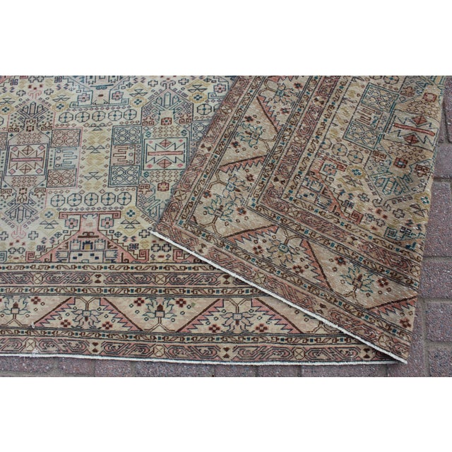 High Quality Vintage Turkish Anatolian Area Rug - 101.5"x145" For Sale - Image 12 of 13