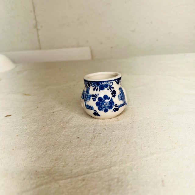 Delft Delft Blue Toothpick Holder For Sale - Image 4 of 6