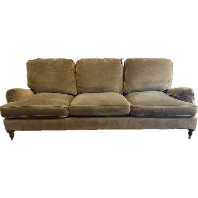 Lee Industries Lee Industries Custom Velvet Sofa Set (3895-03) For Sale - Image 4 of 11