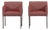 Pink Fabric Chairs from Ligne Roset, France, 2000s, Set of 2 For Sale