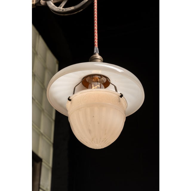 Cream Vintage Radio-Vitant Swing Arm Dental Lamp by Burdick For Sale - Image 8 of 10