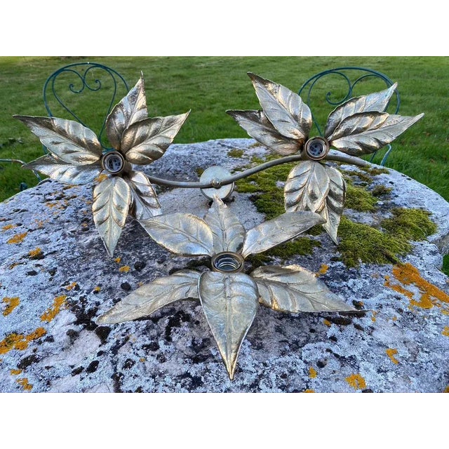 Belgian Florentine Appliques by Willy Daro for Massive Lighting, Set of 2, 1970s For Sale - Image 6 of 6