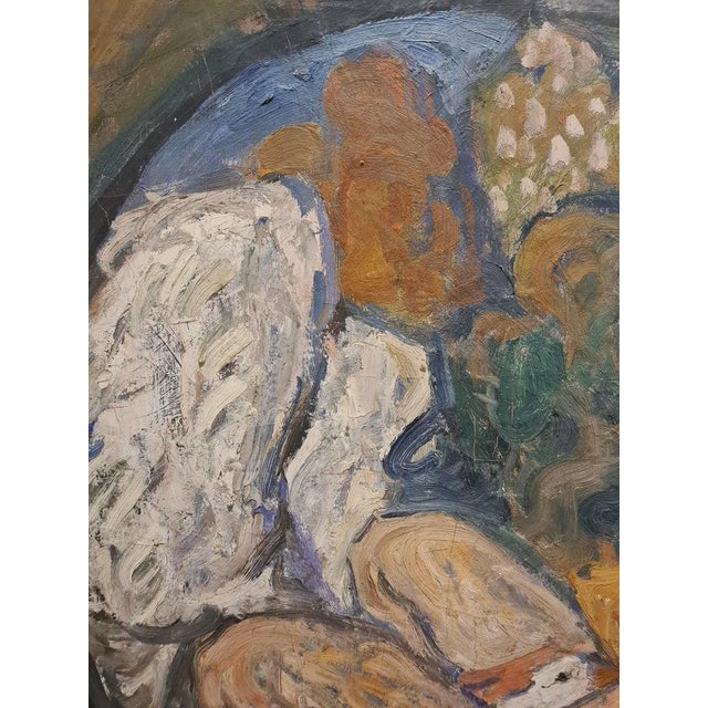 Aesthetic Movement Allegorical Painting, Leda and the Swan, Early 20th Century by Fernand Allard l'Olivier For Sale - Image 6 of 12