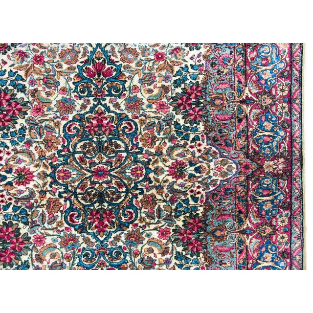 Early 20th Century Persian Kirman Rug For Sale - Image 10 of 16