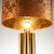 1960s Table Lamp with Golden Tubular Elements from WKR Leuchten, Germany, 1960s For Sale - Image 5 of 8