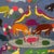 Vintage 1980s Framed Hmong Paj Ntaub Wildlife Story Cloth – Hand-Embroidered Textile Art For Sale - Image 4 of 12