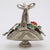 Italian Vintage Italian Handmade Genuine Silver Flower Basket Dollhouse Miniature, Painted, 1980s For Sale - Image 3 of 11
