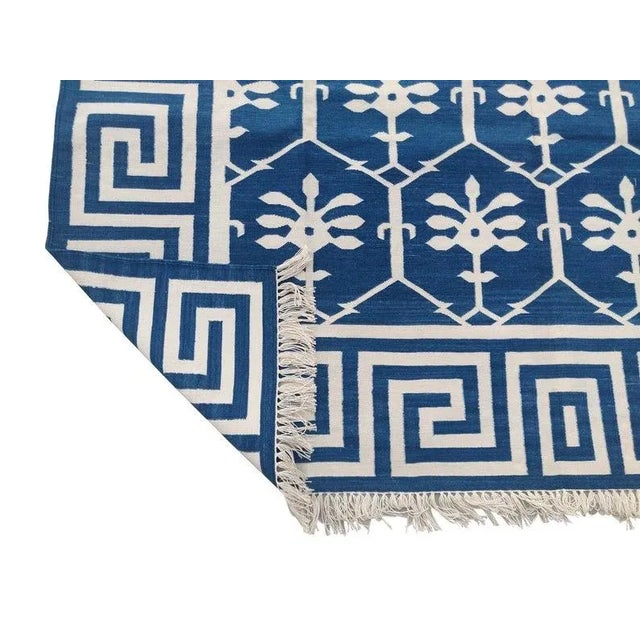Boho Chic Aveline Rug, 12x15, Blue For Sale - Image 3 of 4