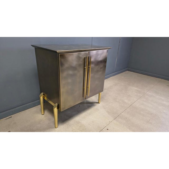 Postmodern Bar Cabinet attributed to Belgochrom, 1980s For Sale - Image 11 of 17