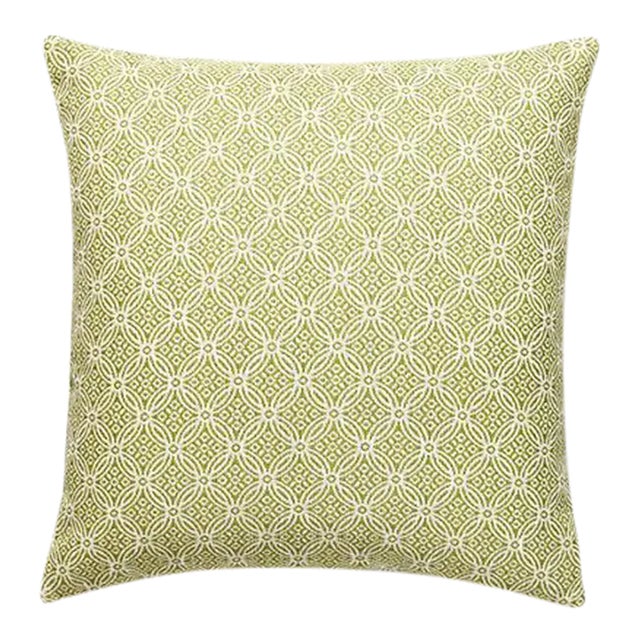The House of Scalamandré Cape May Outdoor Pillow, Key Lime For Sale