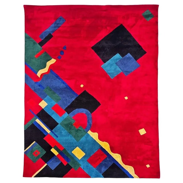 Vintage Italian Rug, 1990s For Sale - Image 11 of 11