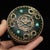 1980s Vintage Tibetan Silver-Plated Tea Caddy With Turquoise Dragons For Sale - Image 5 of 9