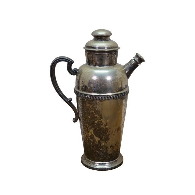 Victorian Antique Silver Plate Lot Paul Revere Bowls Wm Rogers Compote Pilgrim Coffee Pot - Set of 5 For Sale - Image 3 of 18