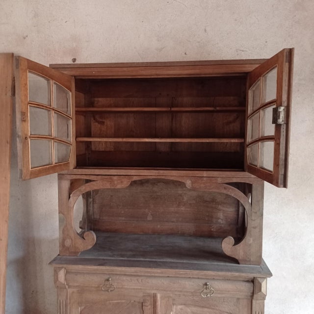 Art Nouveau Display Cabinet or Wardrobe, 1890s For Sale - Image 11 of 14