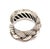 David Yurman 925 Silver 25mm Wide Cable Braided Cuff Bracelet For Sale - Image 4 of 5