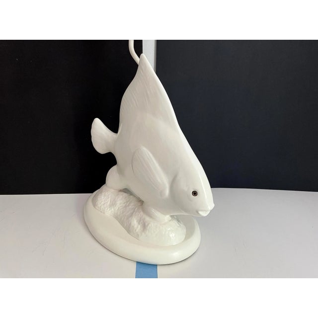 1970s Ceramic Fish Lamp For Sale - Image 10 of 18