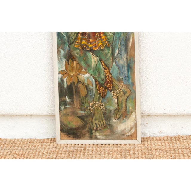 1950s Mid 20th Century Krishna Painting For Sale - Image 5 of 12