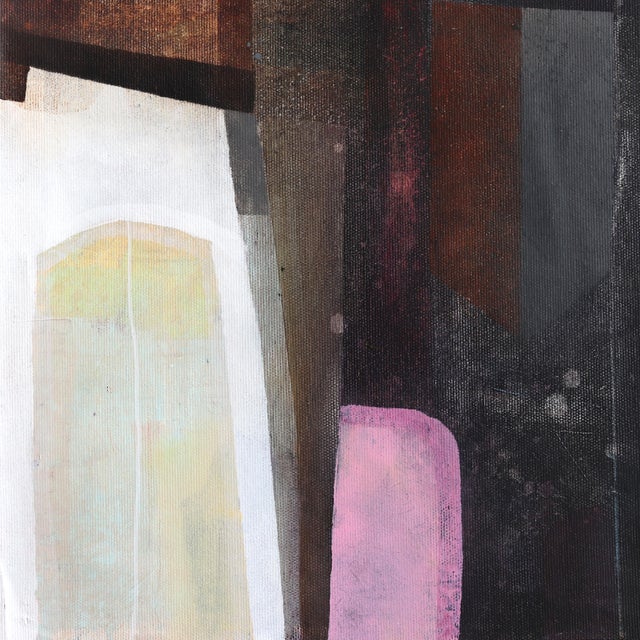 Beaujolais - Abstract Muted Tone Architectural Still Life Original Artwork by Maria C Bernhardsson For Sale - Image 4 of 6