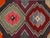 1970s 1970s Vintage Handmade Wool Cotton Purple Runner Rug For Sale - Image 5 of 11