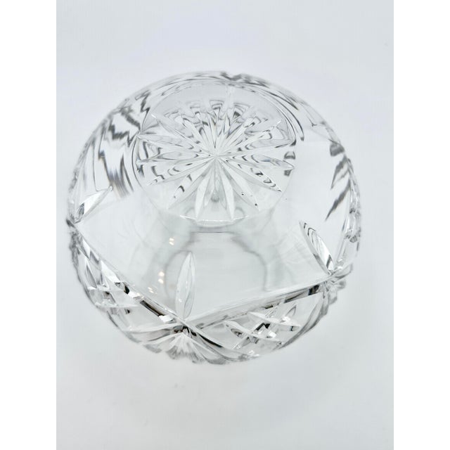 Vintage Cut Crystal Bowl For Sale In New Orleans - Image 6 of 6
