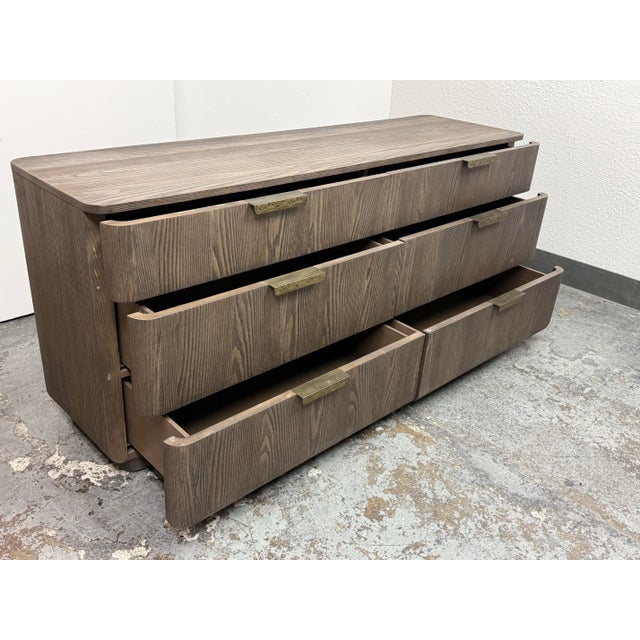 Restoration Hardware Julie Lawrence for Restoration Hardware Ciro Six Drawer Dresser For Sale - Image 4 of 12