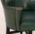 Wood Regency Style Upholstered Ebonized Armchair For Sale - Image 7 of 9