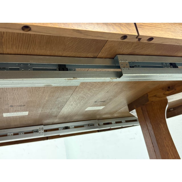 Stickley Furniture Pedestal Extension Dining Table, 46 Inches For Sale - Image 11 of 12