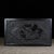 1970s 19Large Hand-Carved Dark Wood Treasure Box With Brass Hardware & Landscape Motif For Sale - Image 5 of 9