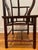 Vintage Asian Chinoiserie Yoke Back Chair For Sale - Image 10 of 12