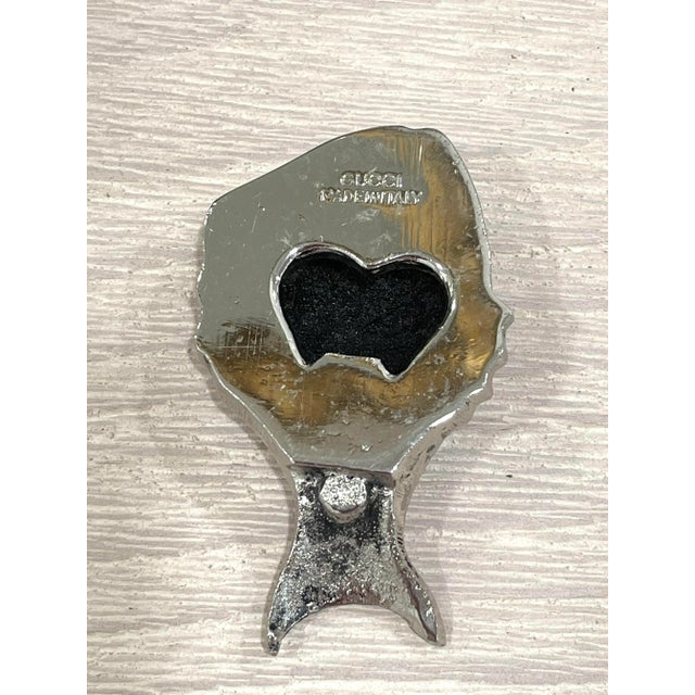 Mid 20th Century Gucci Vintage Silver Fish Bottle Opener For Sale - Image 5 of 7