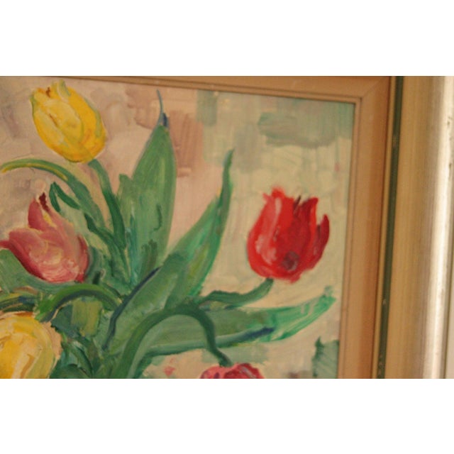 Karl Enoch Ohlsson, Tea, 1950s, Oil on Panel, Framed For Sale - Image 5 of 18